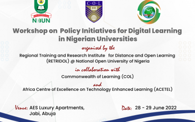 Workshop on Policy Initiatives for Digital Learning in Nigerian Universities