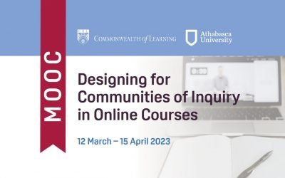 Designing community of inquiry in online courses