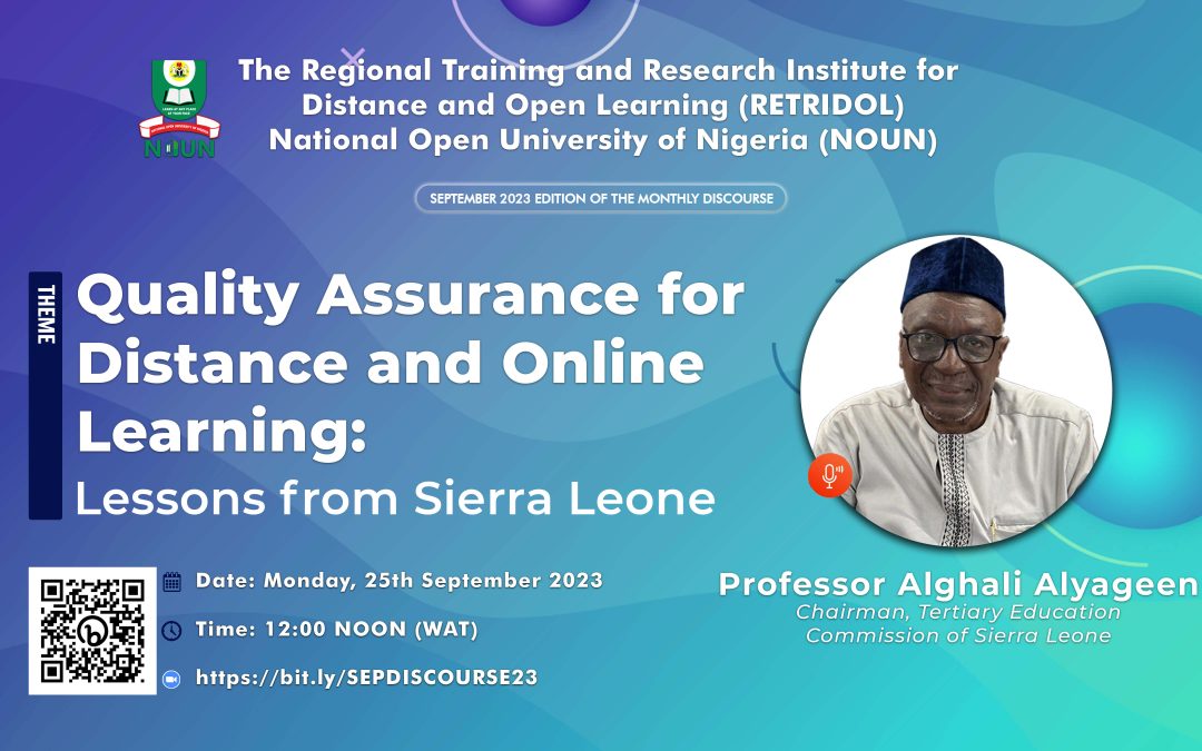 Quality Assurance for Distance and Online Learning: Lessons from Sierra Leone