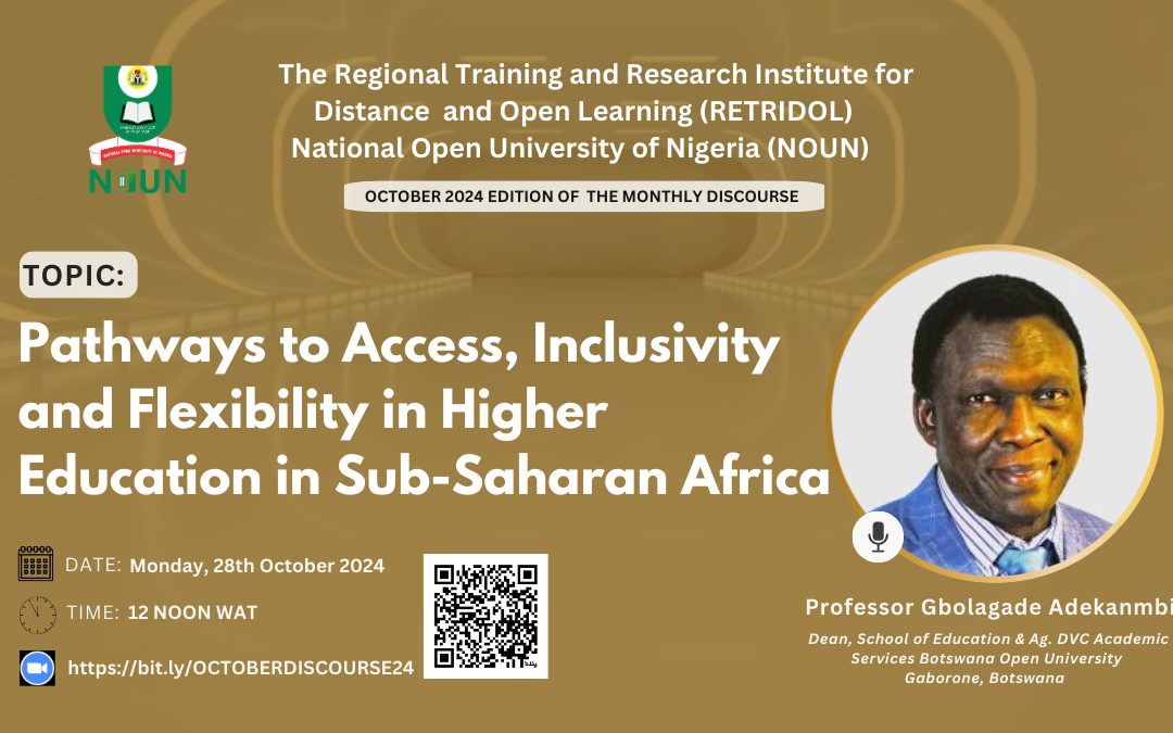 Pathways to Access, Inclusivity and Flexibility in Higher Education in Sub-Saharan Africa