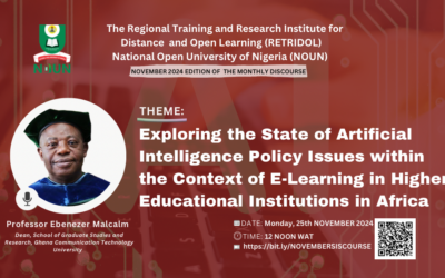 Exploring the State of Artificial Intelligence Policy Issues within the Context of E-Learning in Higher Educational Institutions in Africa