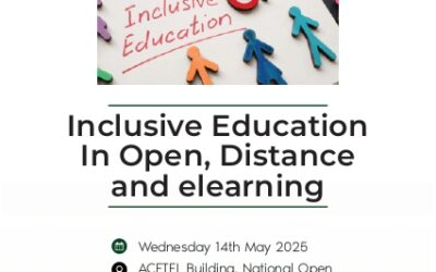 Inclusive Education In Open, Distance and elearning