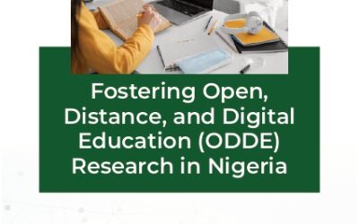 Fostering Open, Distance, and Digital Education (ODDE) Research in Nigeria